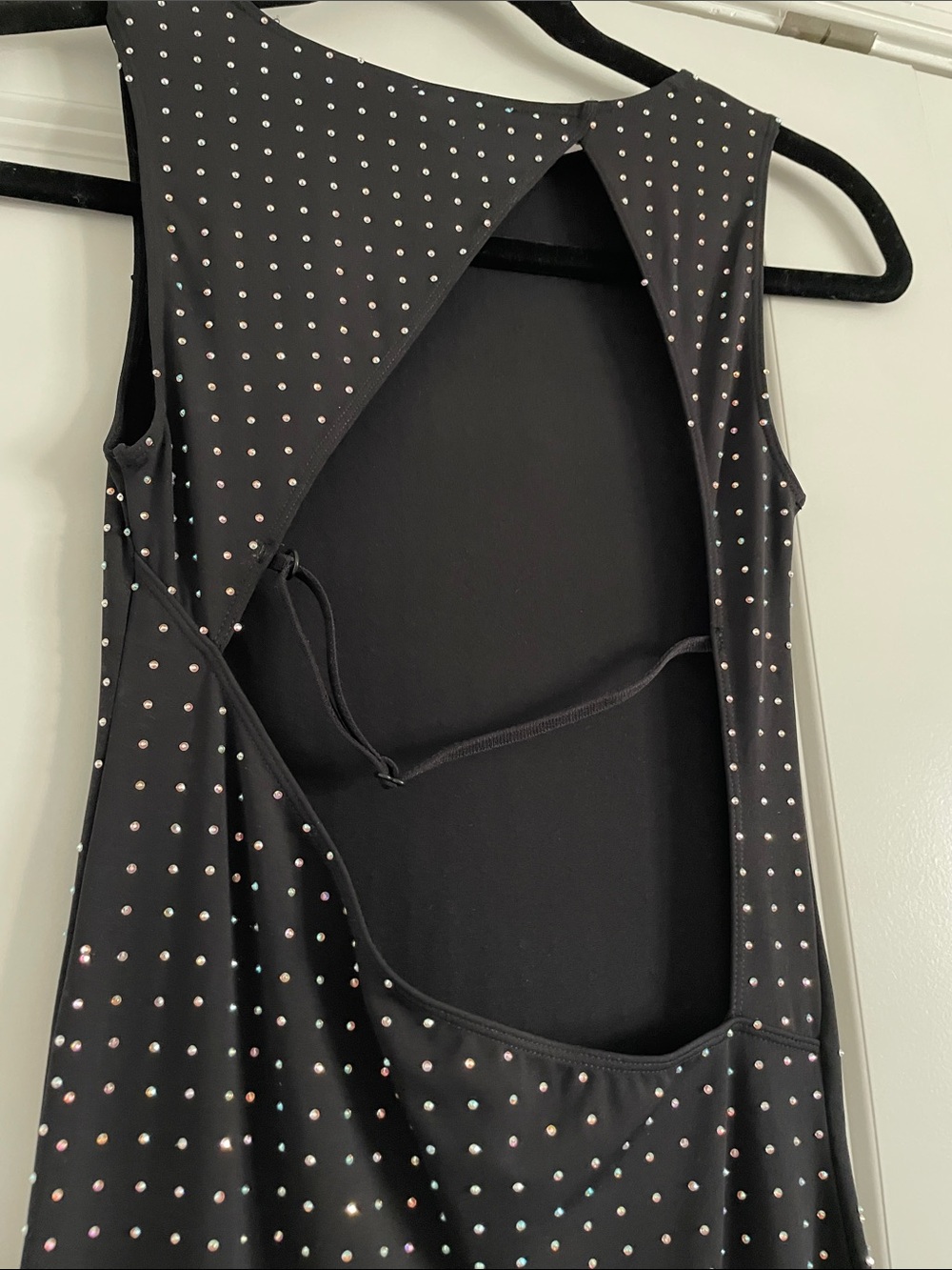 Zara Rhinestone Polyamide Dress - Picture 8 of 9